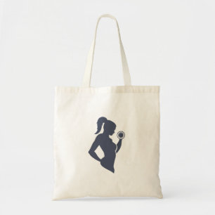 Tote Bag Fitness girl levant haltère
