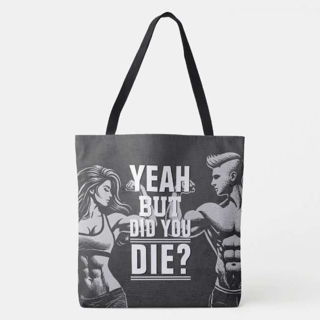 Tote Bag Fitness Gym entraînement Bodybuilding Motivation (Devant)