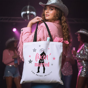 Tote Bag Fixin' La Mariée Disco Enterrement de Vie de Jeune