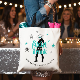 Tote Bag Fixin' The Posse Disco Enterrement de Vie de Jeune