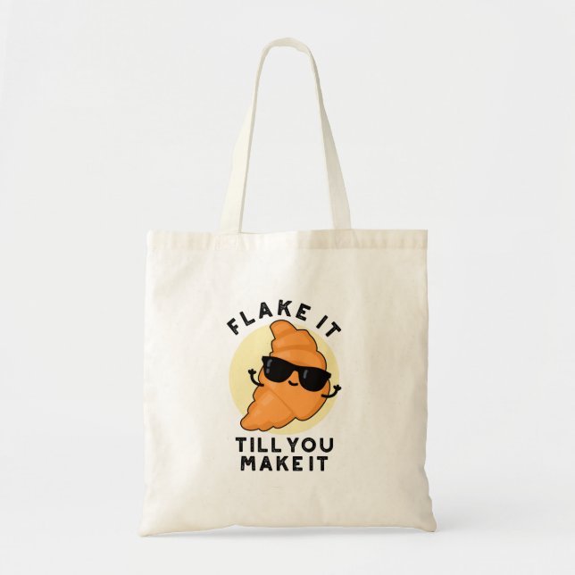 Tote Bag Flacer Jusqu'À Ce Que Vous Le Faisiez Drôle Pâtiss (Devant)