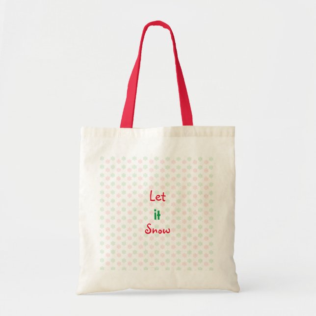 Tote Bag Flacon de neige de Noël fourre-tout (Devant)