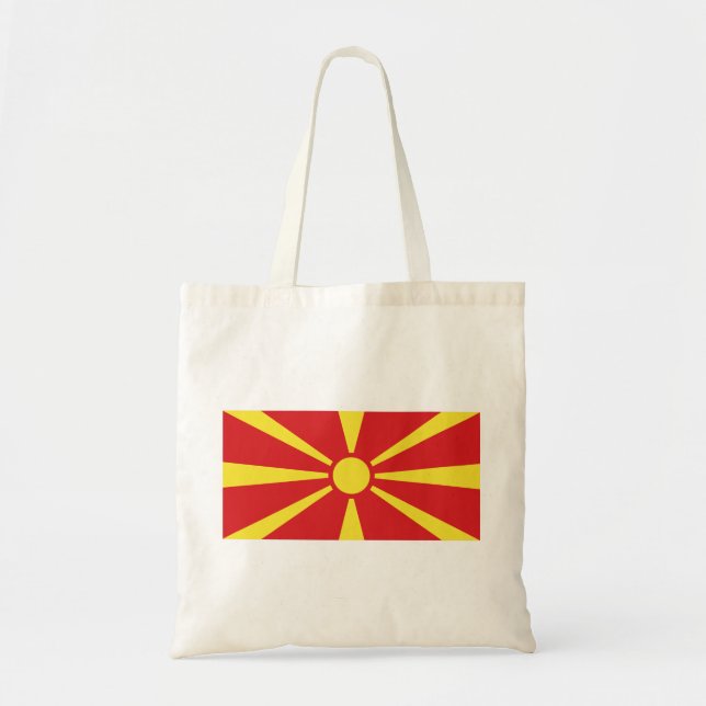 Tote Bag Flag de Macedonia (Devant)