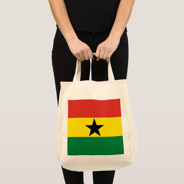 Tote Bag Flag du Ghana (Devant (produit))