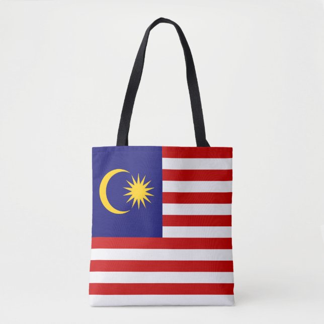 Tote Bag Flag malaisien (Devant)