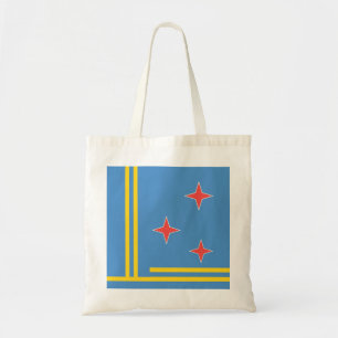Tote Bag Flag of Aruba 3 Star Bag