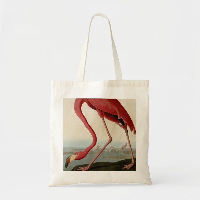 Tote Bag Flamant rose américain (Devant)