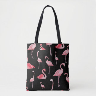 Tote Bag Flamant rose : Conception Vintage sans couture