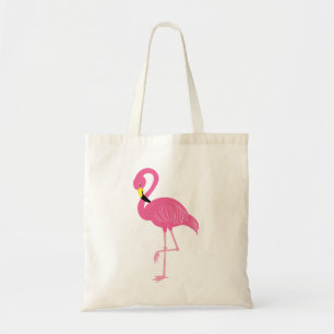 Tote Bag Flamant rose rose chaud