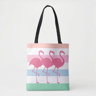 Tote Bag Flamant rose Tropical élégant