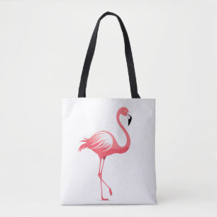 Tote Bag Flamant rose Vector Art Animal Moderne Urbain Grap
