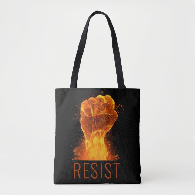 Tote Bag Flamer résistance à la poitrine personnalisable (Devant)