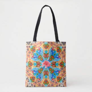 Tote Bag Flammes du Paradis hawaïen