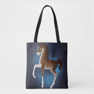 Tote Bag Flâne de luciole : Luminescent Wanderer en bleu
