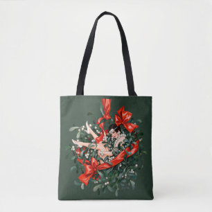 Tote Bag Flapper des années 1920 sous le gui