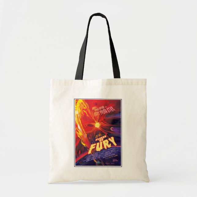 Tote Bag Flares Of Fury Poster, Au Microscopii. (Devant)