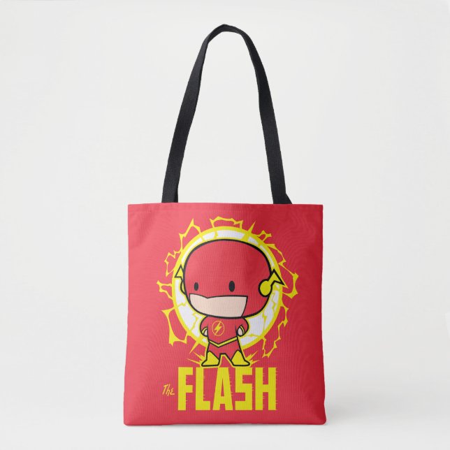 Tote Bag Flash Chibi Avec Électricité (Devant)