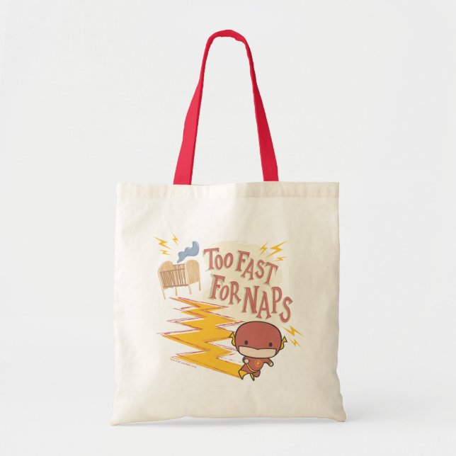 Tote Bag Flash Chibi | Trop Rapide Pour Les Naps (Devant)