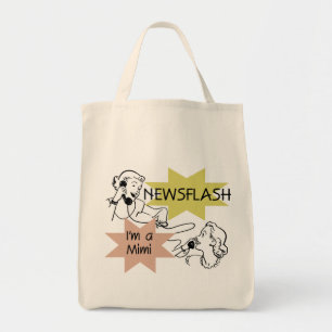 Tote Bag Flash d'information je suis les T-shirts un Mimi
