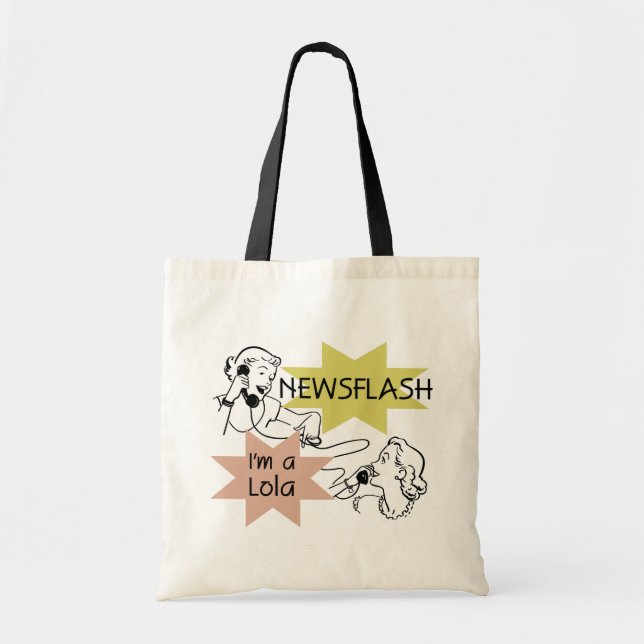 Tote Bag Flash d'information je suis T-shirts et cadeaux (Devant)