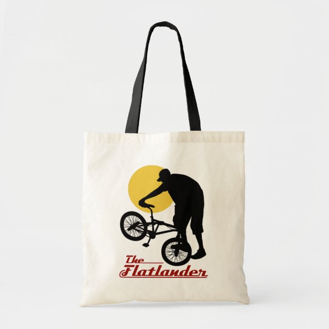 Tote Bag Flatlander BMX (Devant)