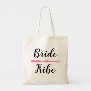 Tote Bag Flèche de la tribu des mariées en calligraphie