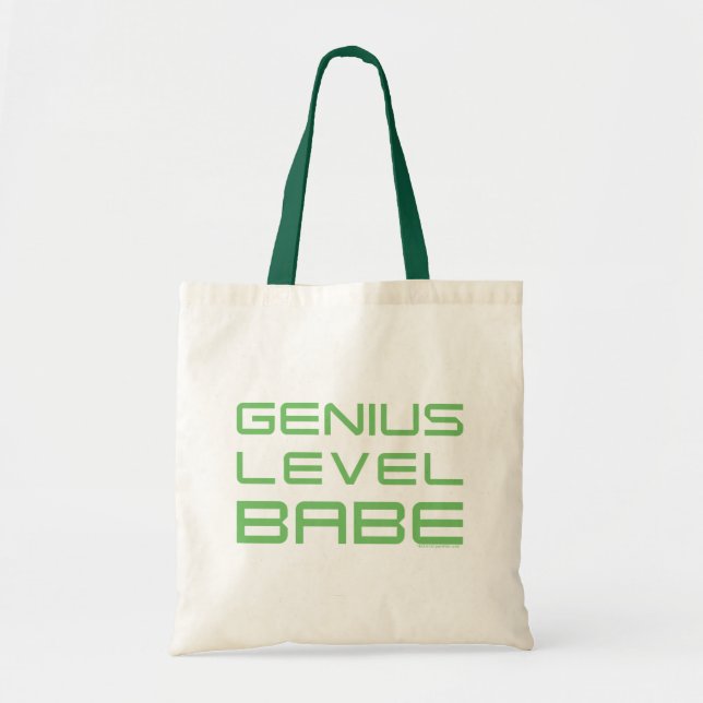 Tote Bag Flèche | Genius Level Babe (Devant)