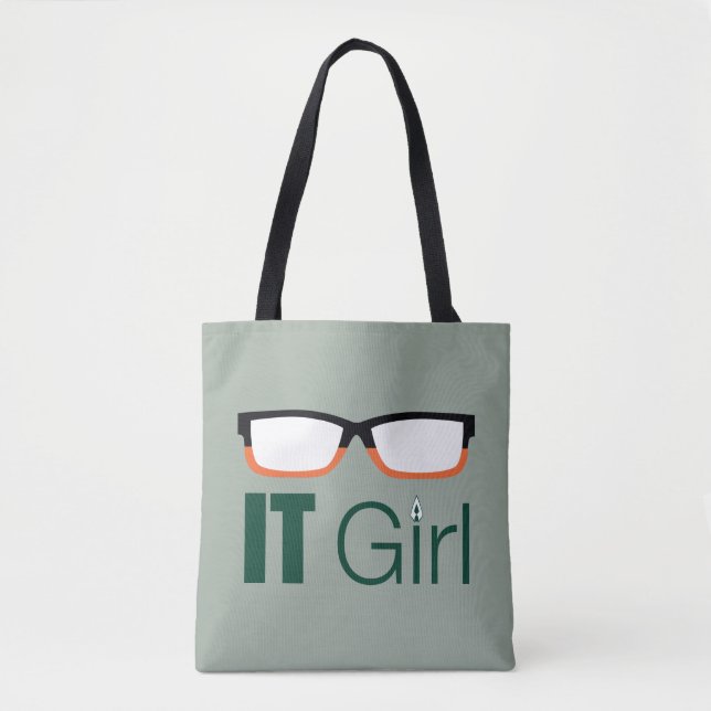 Tote Bag Flèche | Graphique de lunettes pour filles IT (Devant)