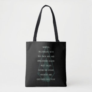 Tote Bag Flèche   Green Arrow Parodie Recherché Post