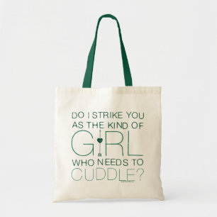 Tote Bag Flèche   le genre de fille qui doit caresser ?