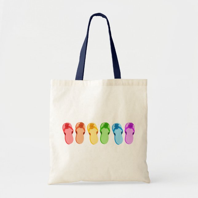 Tote Bag Flèches arc-en-ciel (Devant)
