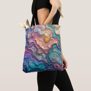 Tote Bag Flèches colorées en Abalone