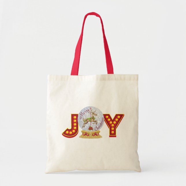 Tote Bag Flèches de neige de Noël (Devant)