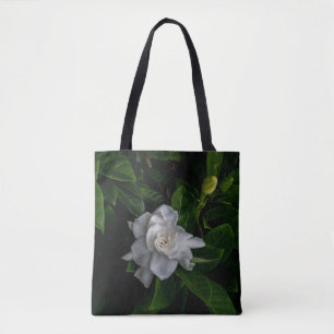 Tote Bag Fleur blanche délicate