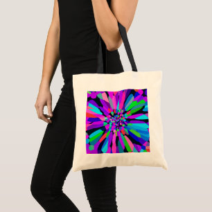 Tote Bag Fleur Confetti violet