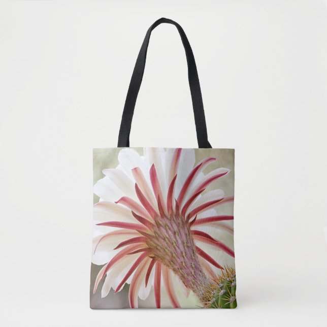 Tote Bag Fleur de cactus en fleur nocturne (Devant)