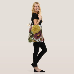 Tote Bag Fleur de chrysanthème mère florale