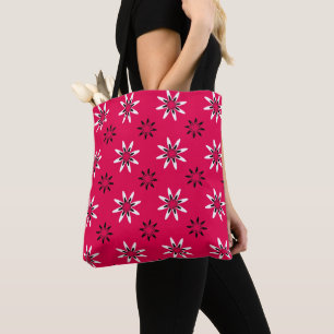 Tote Bag Fleur de l'étoile blanche