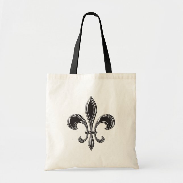 Tote Bag Fleur De Lis - Stripey (Devant)