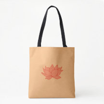 Fleur de lotus orange