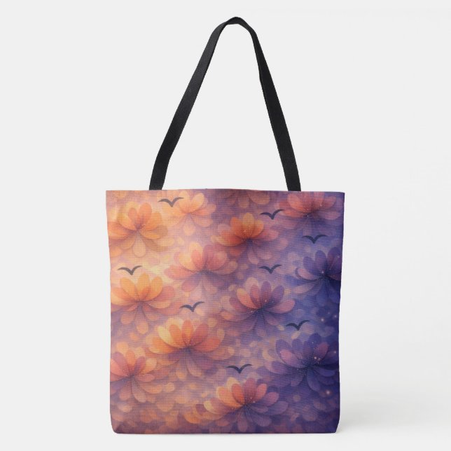 Tote Bag Fleur de Lumière Drue (Devant)