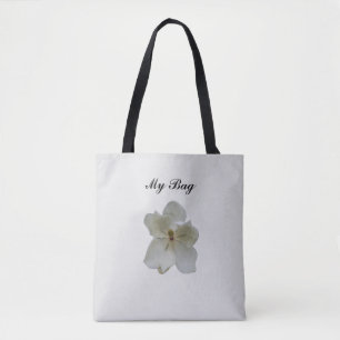Tote Bag Fleur de Magnolia blanche sur toute la Fourre-tout