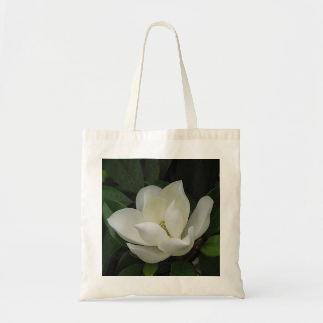 Tote Bag Fleur de magnolia du sud (Devant)