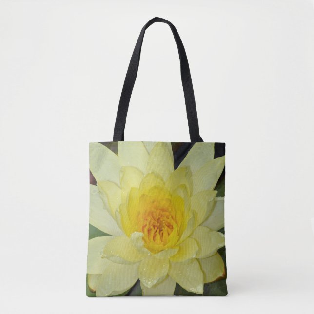 Tote Bag Fleur de nénuphar jaune (Devant)