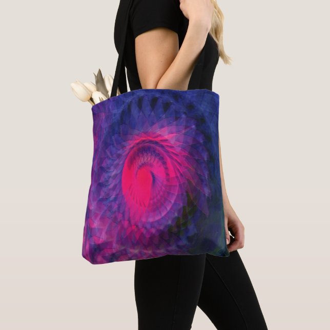 Tote Bag Fleur de nuit..... (De près)