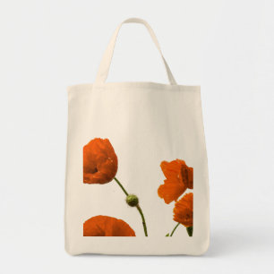 Tote Bag Fleur de pavot floral Bridesmaid Mariage Cadeau Fa