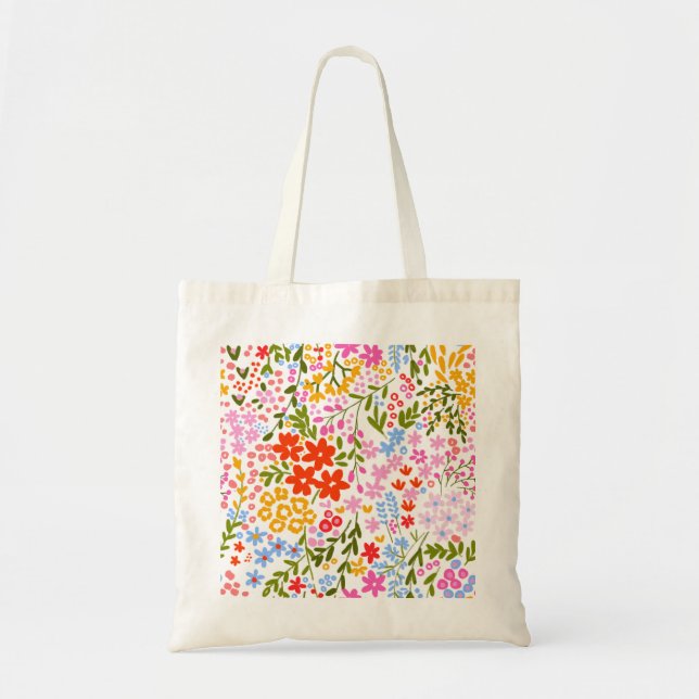 Tote Bag Fleur de prairie (Devant)