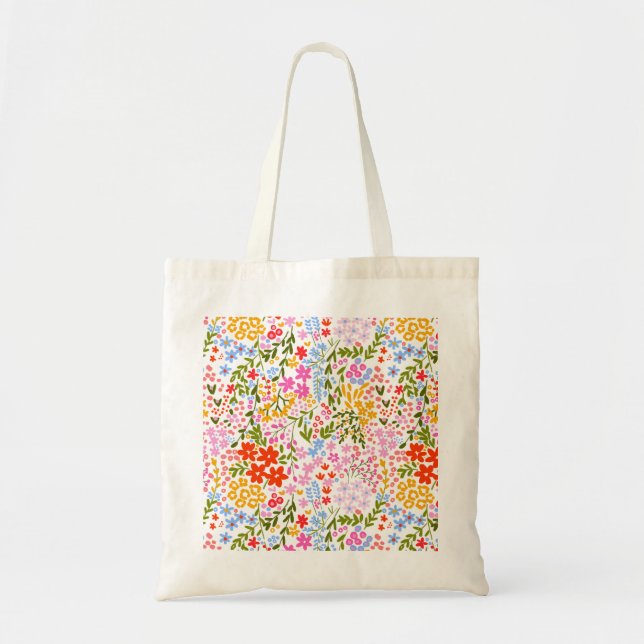 Tote Bag Fleur de prairie (Devant)