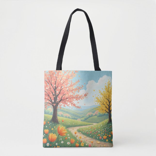 Tote Bag Fleur de printemps (Devant)