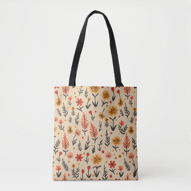 Tote Bag Fleur de printemps (Devant)